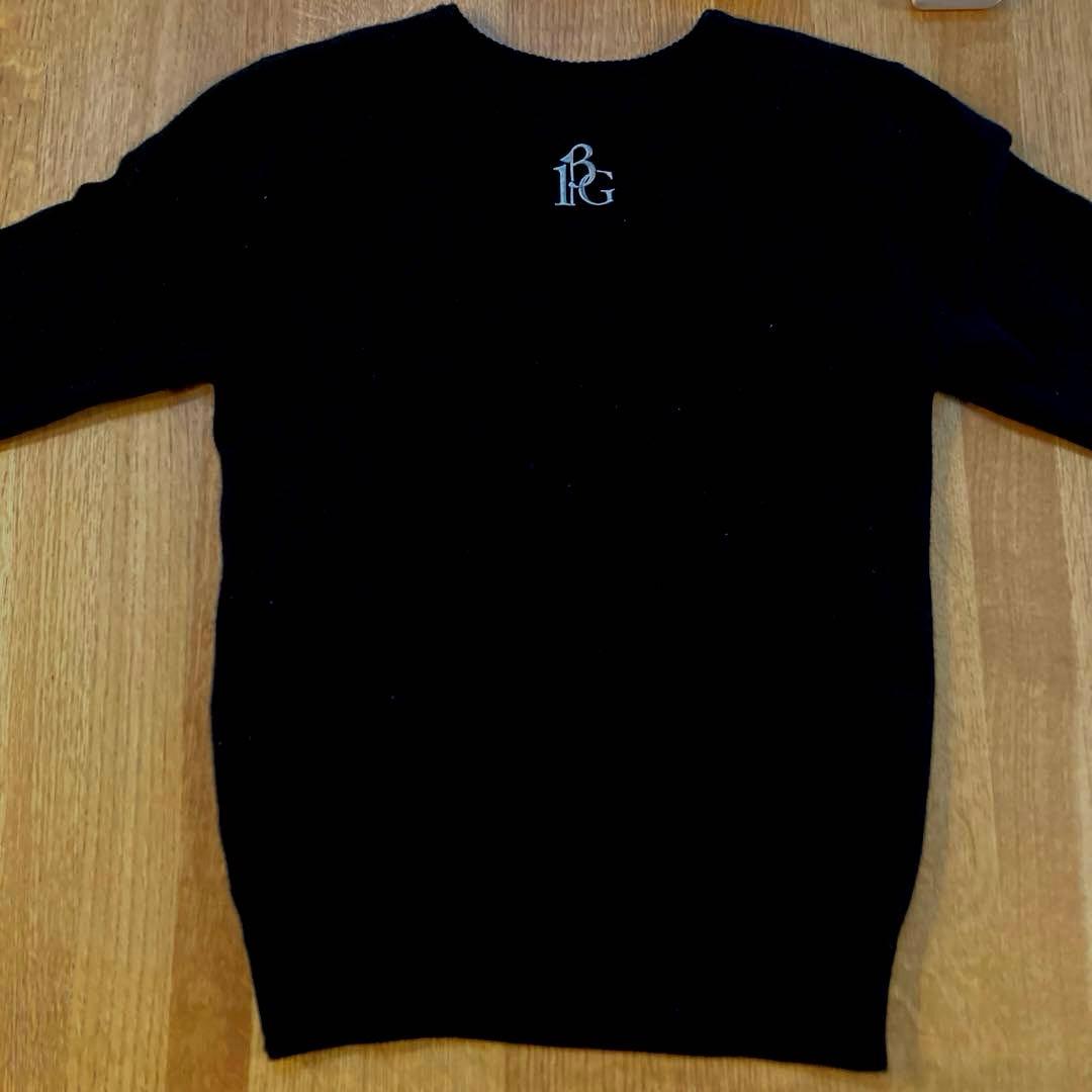 1piu1uguale3 golf セーター ブラック Mサイズ