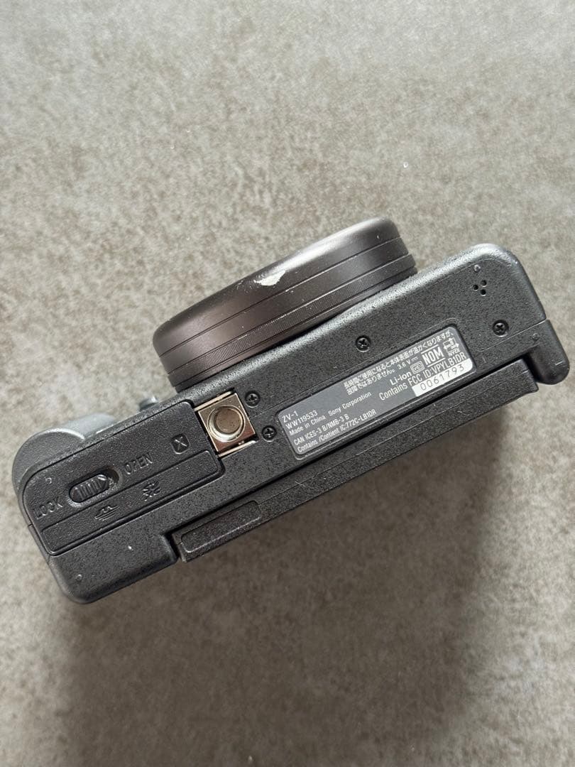 sony zv-1 バッテリー シューティンググリップフルセット