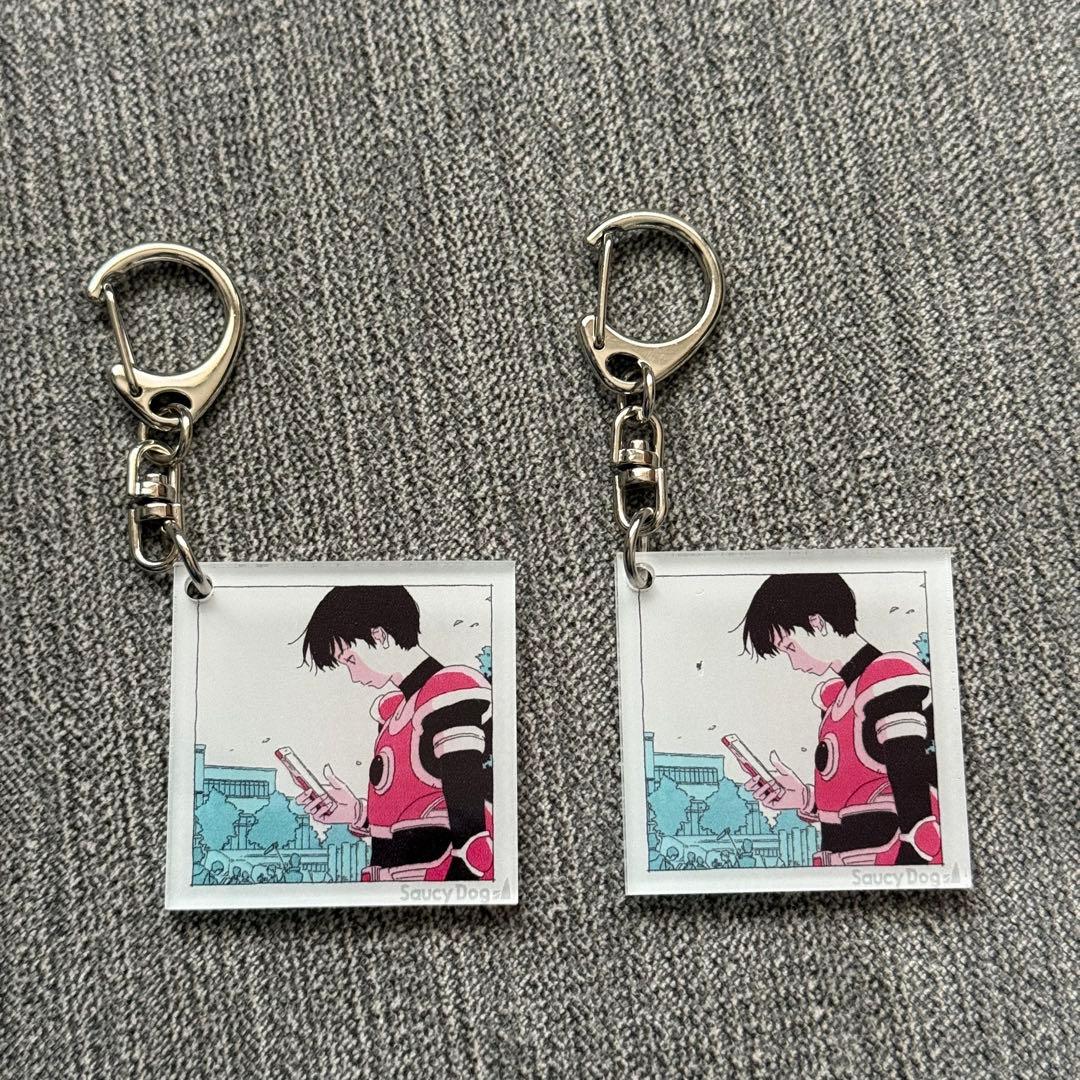 Saucy Dog キーホルダー ノンフィクション ジャケット - メルカリ