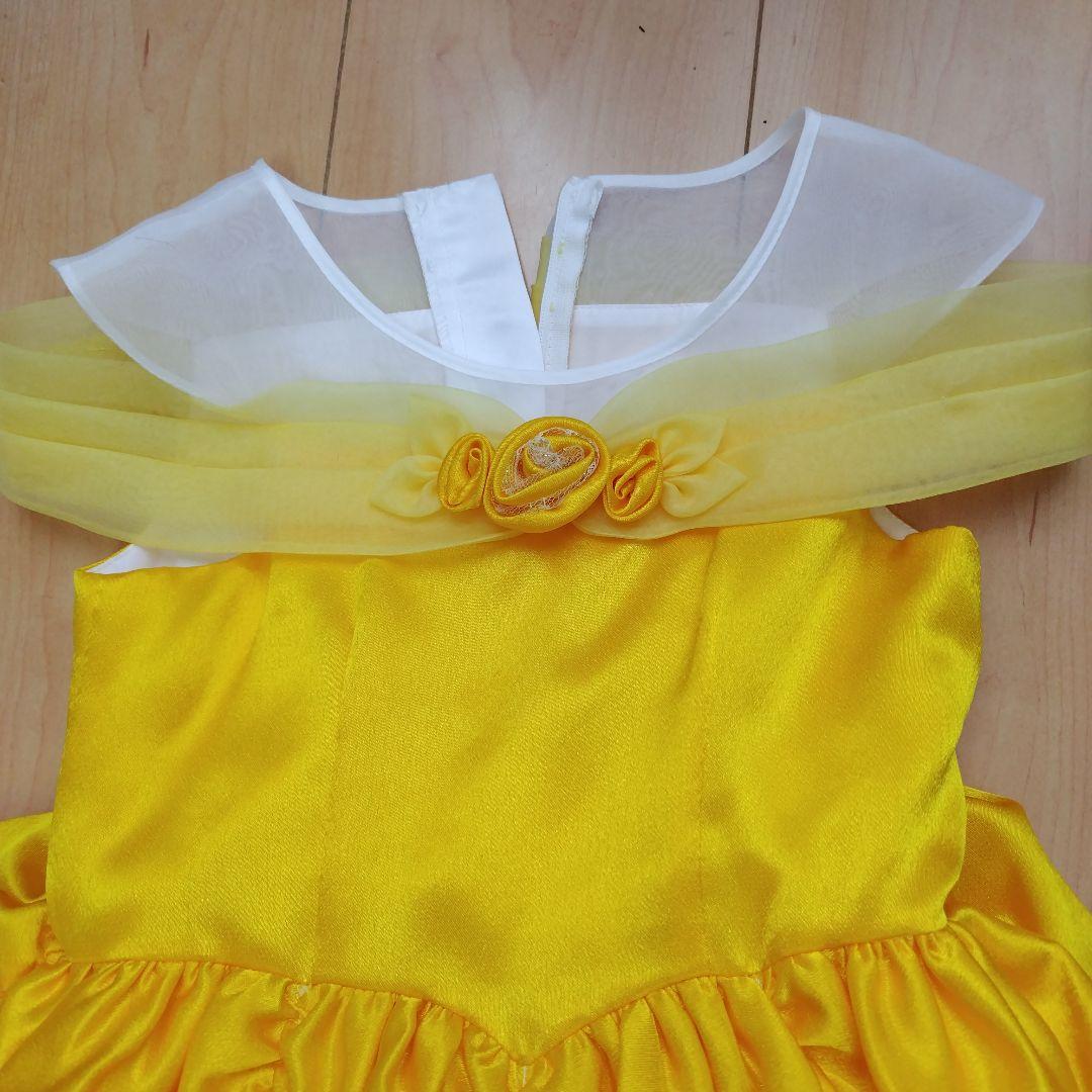 ディズニー　ベル　ビビディバビディブティック ドレスセット　120 19 靴