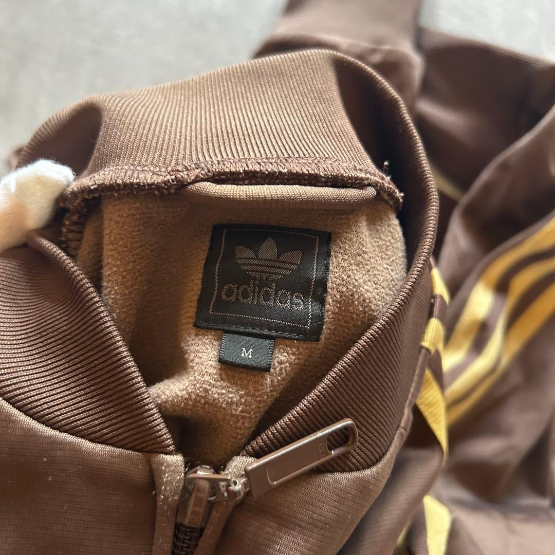 トップス archive adidas track jacket brown yellow