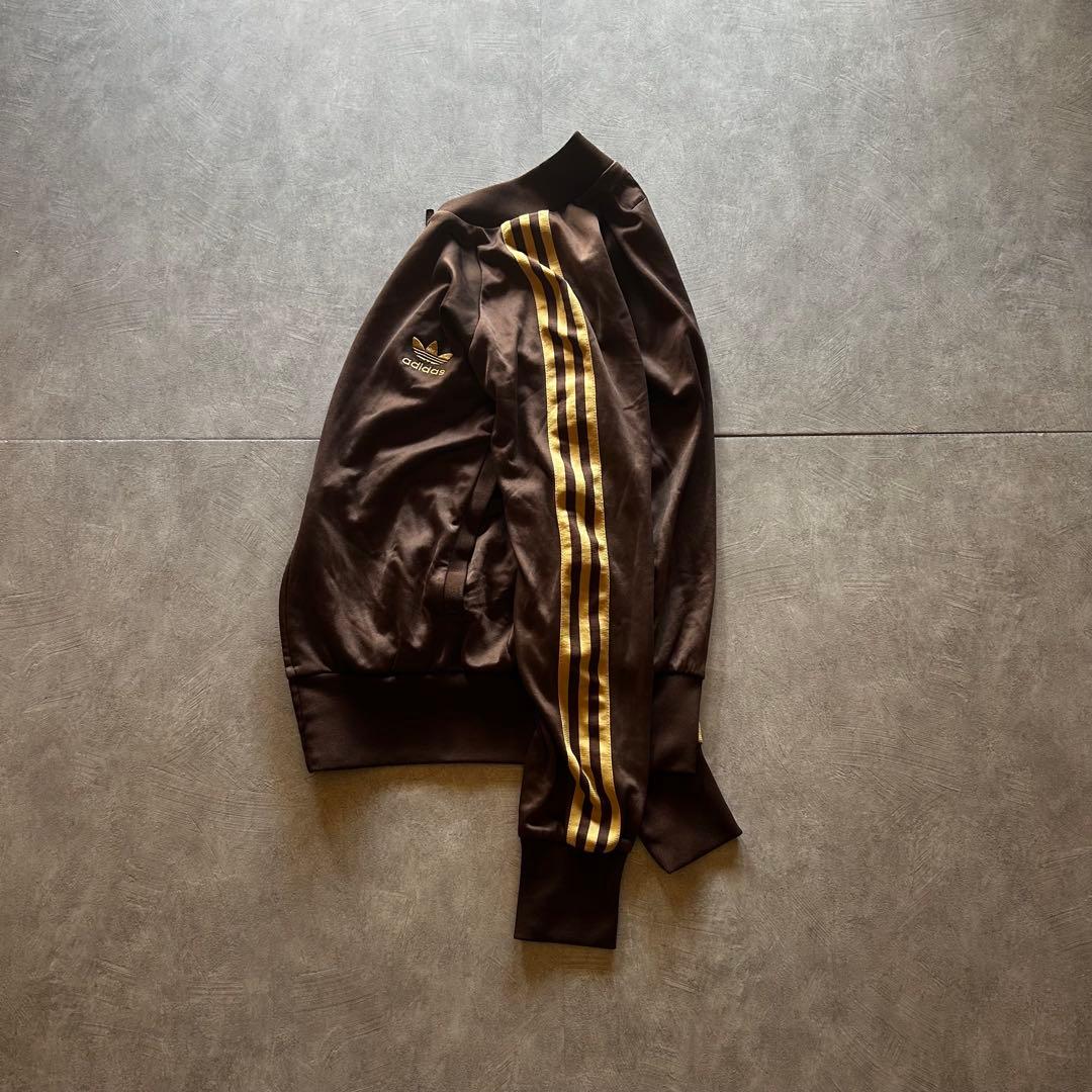 トップス archive adidas track jacket brown yellow