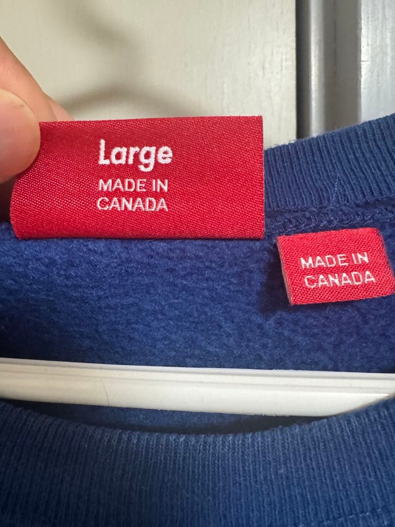 24FW Supreme Small Box Crewneck ブルー