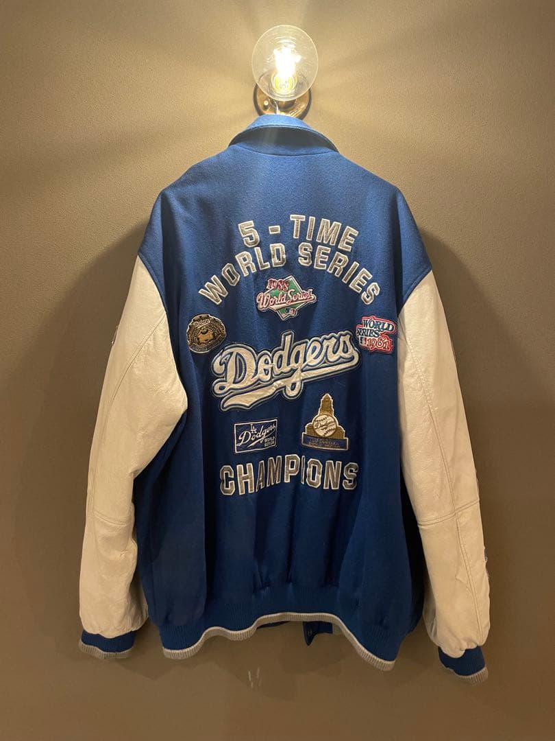 ドジャース大谷翔平90s80sスタジャン ジャケットDodgers MVP - メルカリ
