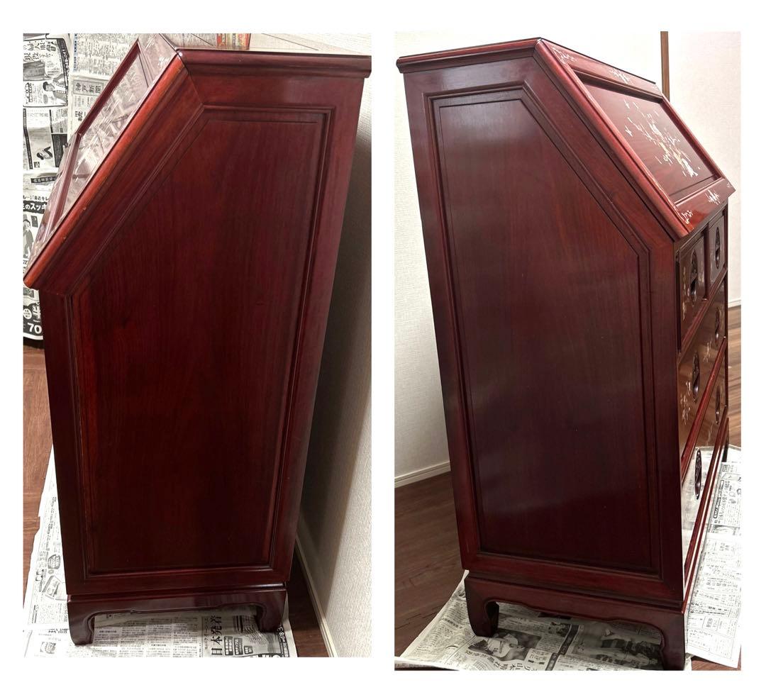 ライティングデスク　ライティングビューロー　折りたたみ机