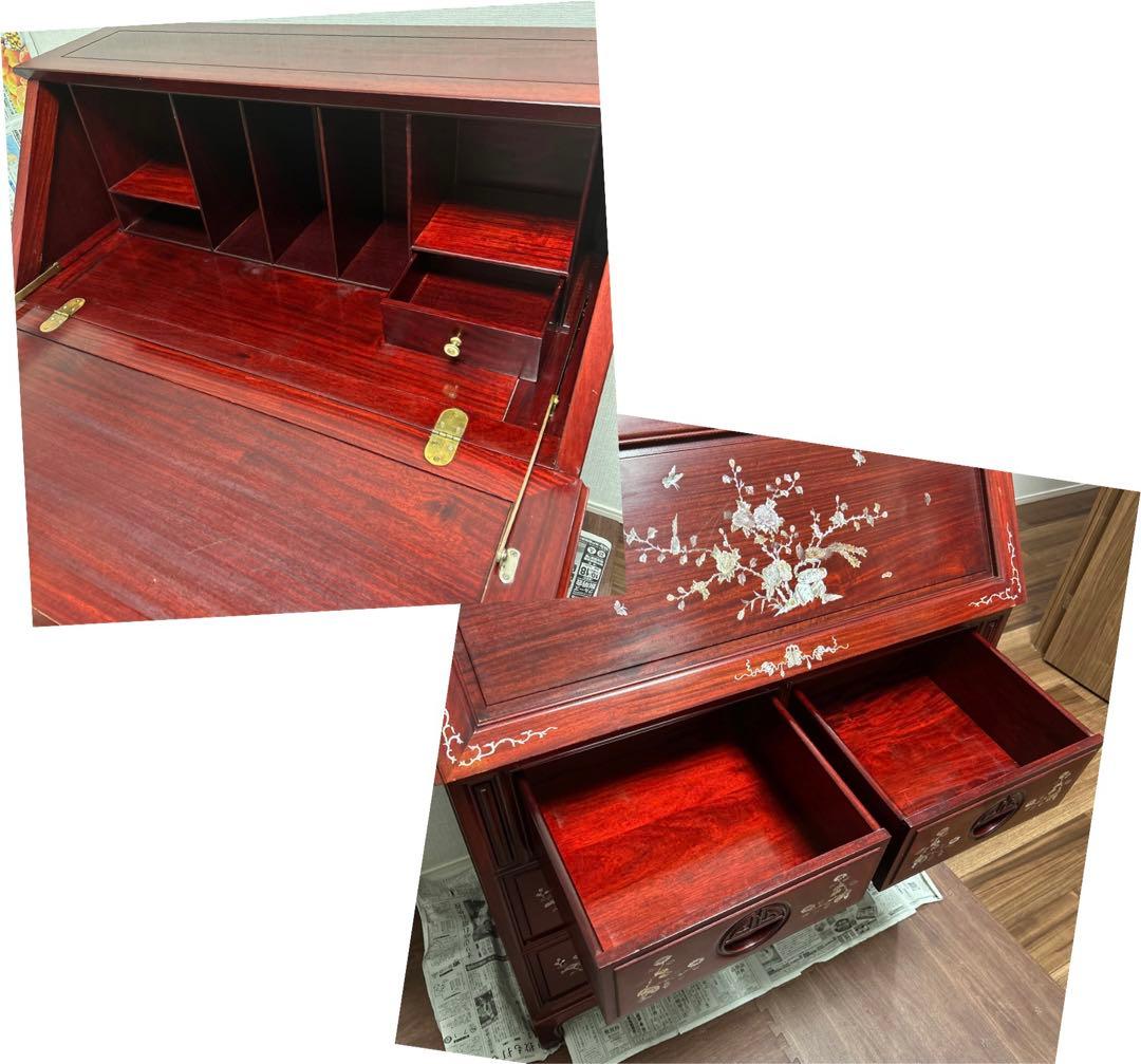 ライティングデスク　ライティングビューロー　折りたたみ机