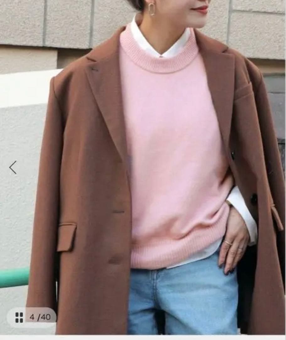 JOURNAL STANDARD ウールベイビーミンク カシミヤ ニット ピンク