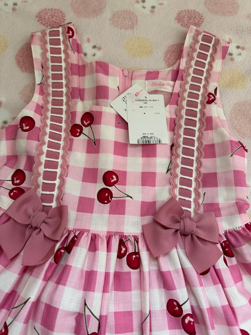 シャーリーテンプルチェリーバスケット　140 ピンク