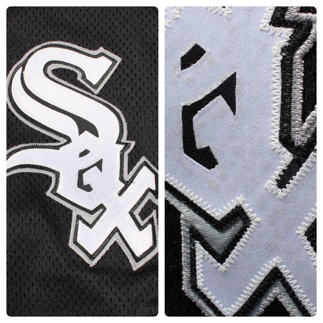 USA製 90s シカゴ ホワイトソックス古着厚手メッシュ ビジターゲーム