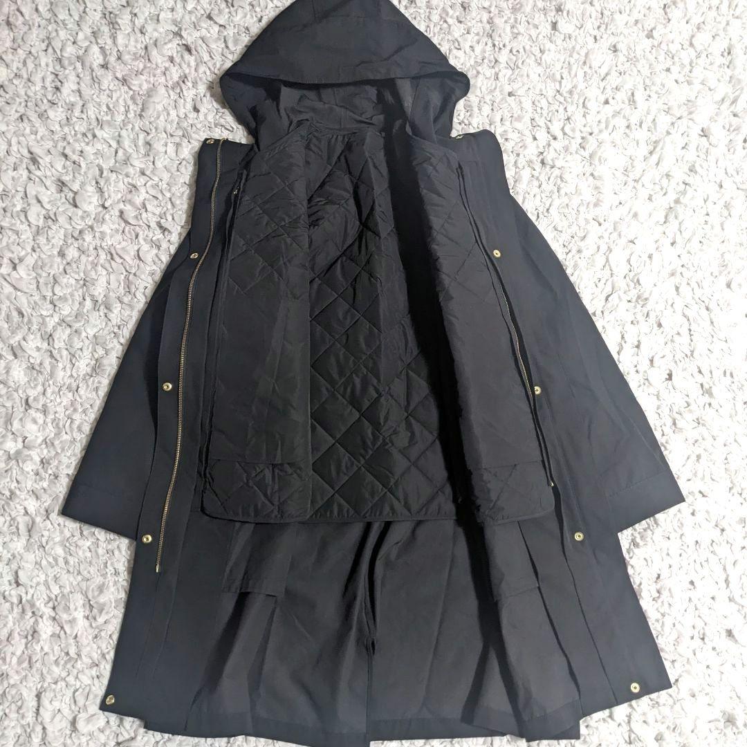 極美品！23区 撥水加工/洗える モッズコート ライナー付 マルチウェイアウター