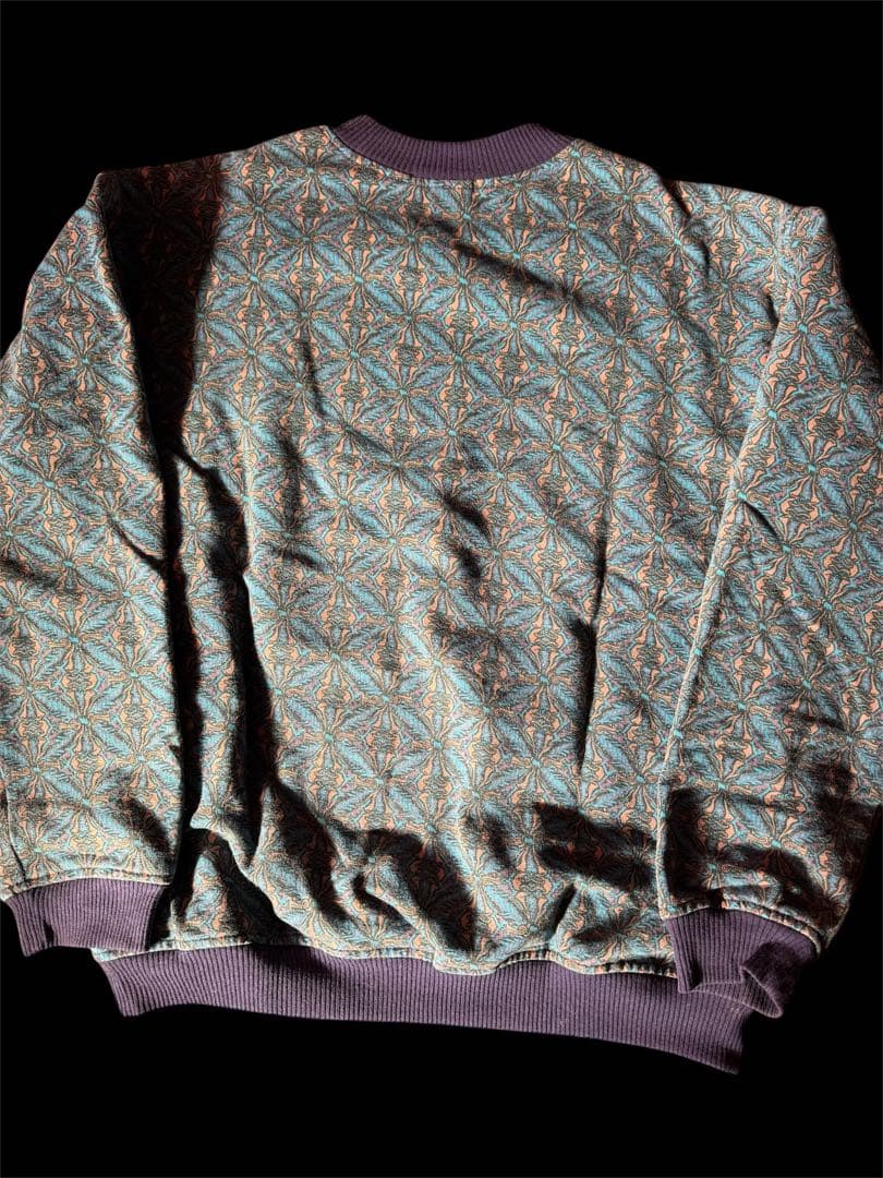 タグ初期　stussy ステューシースウェット総柄old stussy