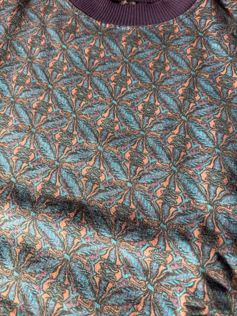 タグ初期　stussy ステューシースウェット総柄old stussy