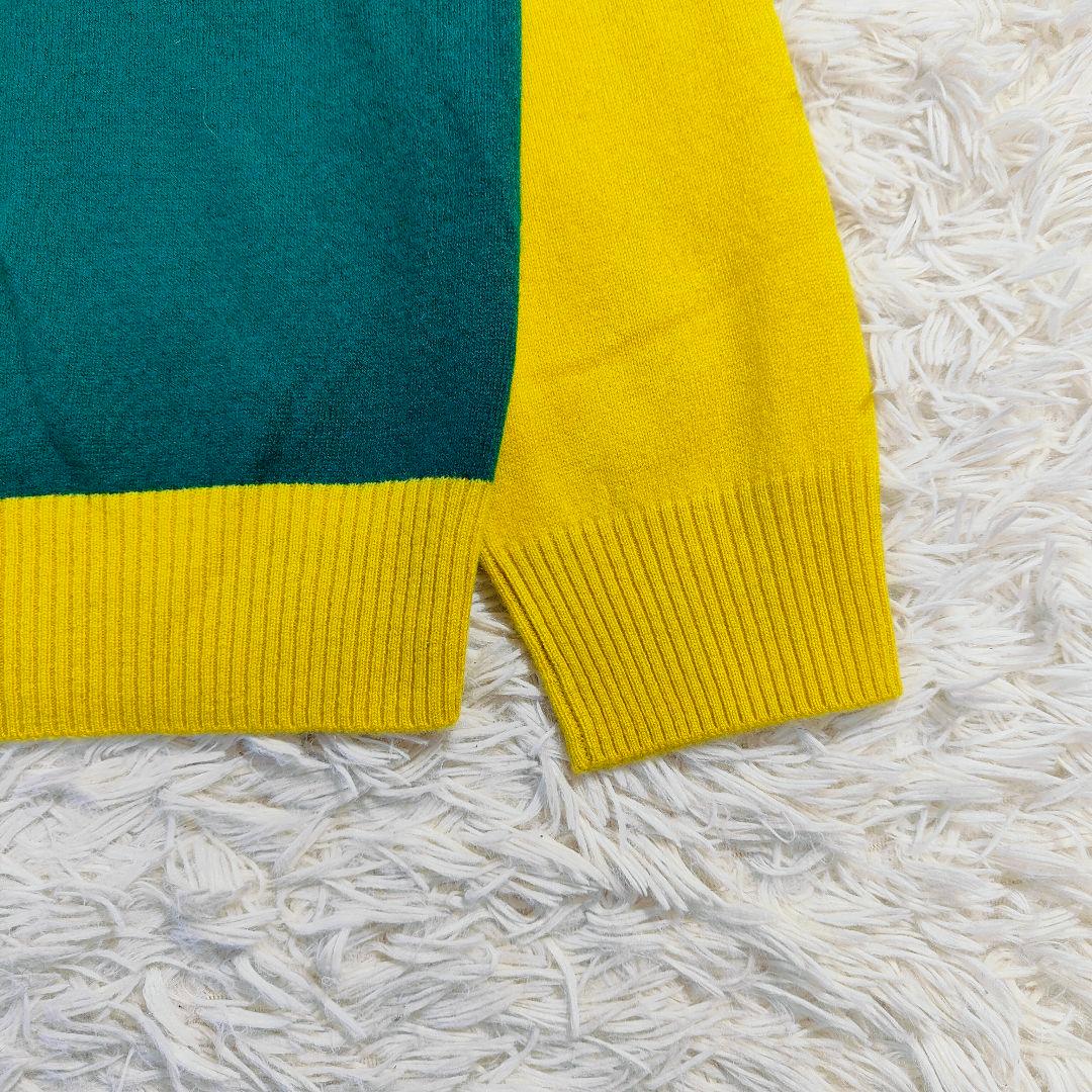 【新品タグ付き】マークアンドロナ 千鳥格子ニットHELLO CLASSIC 50