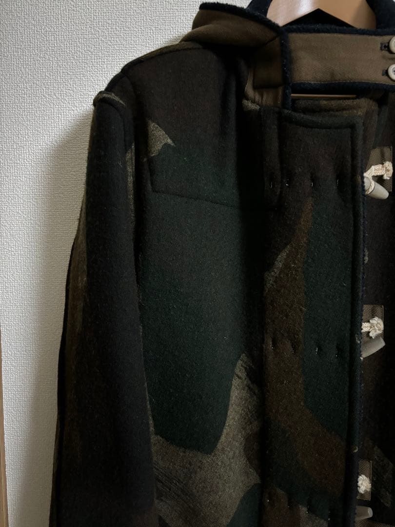 Nigel Cabourn リバーシブルダッフルコート 迷彩×ネイビー 48