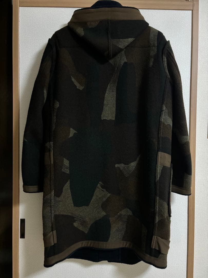 Nigel Cabourn リバーシブルダッフルコート 迷彩×ネイビー 48