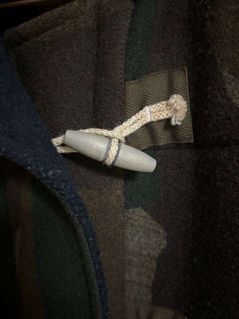 Nigel Cabourn リバーシブルダッフルコート 迷彩×ネイビー 48