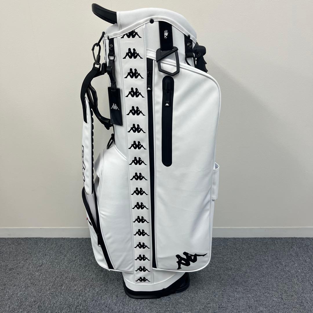 Kappa カッパ ゴルフ スタンド キャディバッグ 8.5型 ホワイト