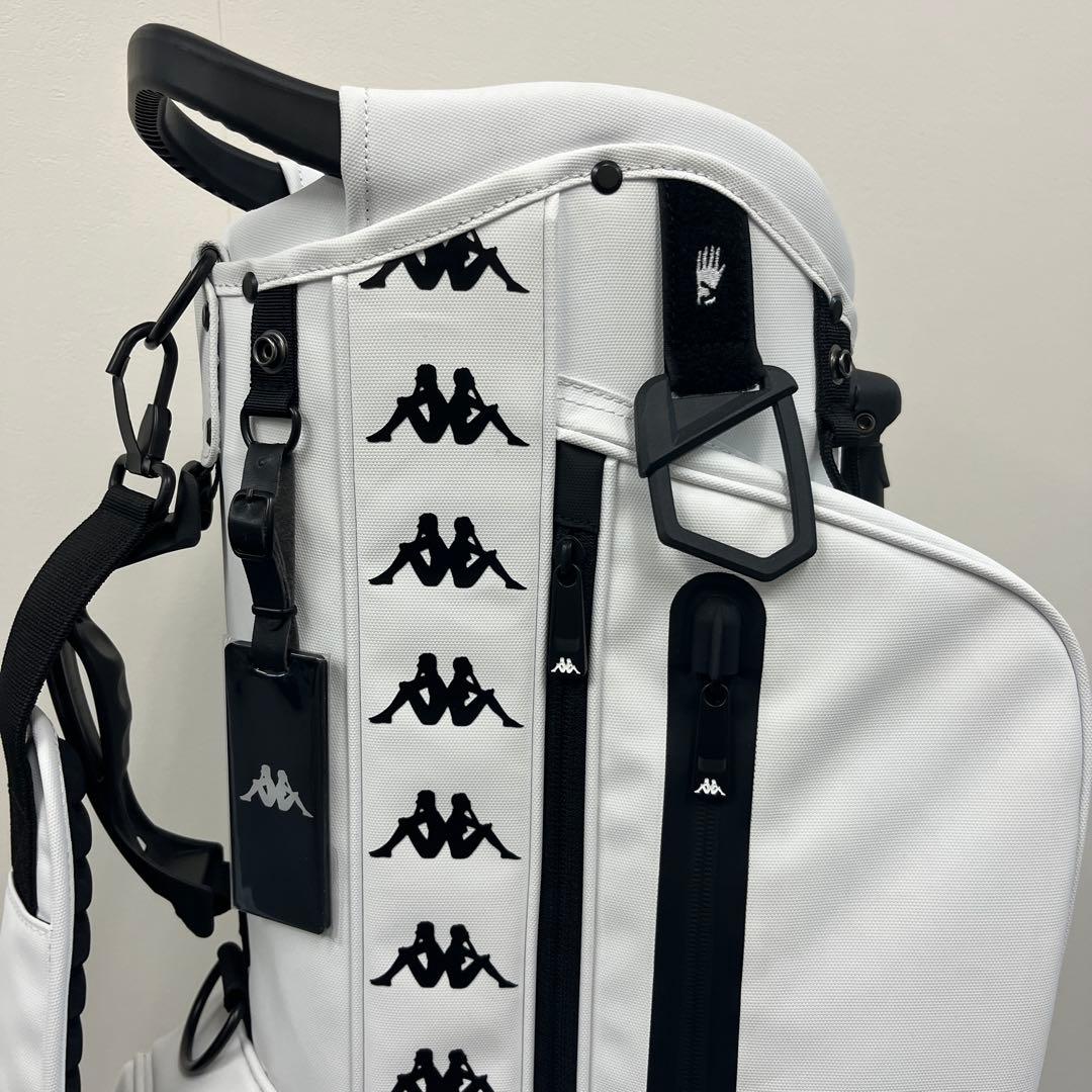 Kappa カッパ ゴルフ スタンド キャディバッグ 8.5型 ホワイト