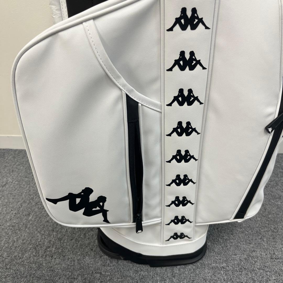 Kappa カッパ ゴルフ スタンド キャディバッグ 8.5型 ホワイト