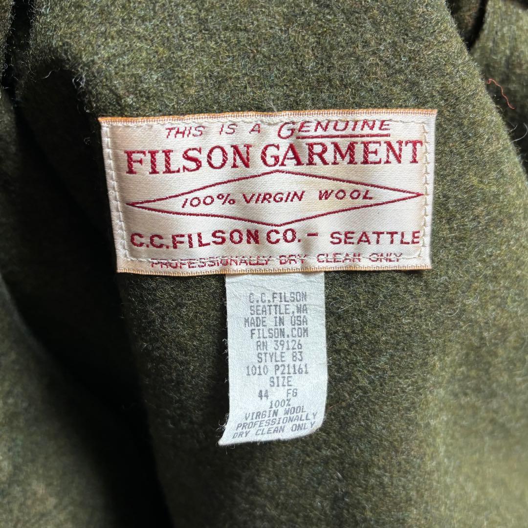 フィルソン　FILSON GARMENT ダブルマッキノークルーザー　サイズ44