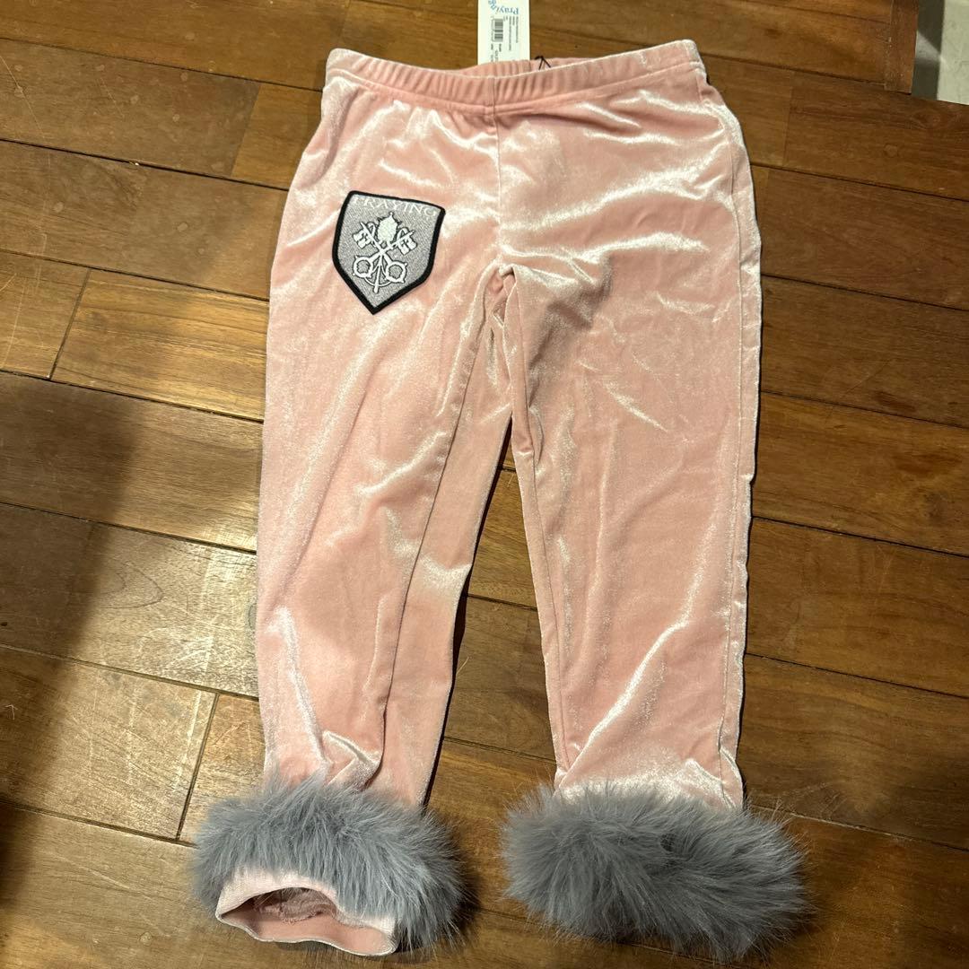 PRAYINGパンツ SPORTS VELOUR CAPRIS / PINK