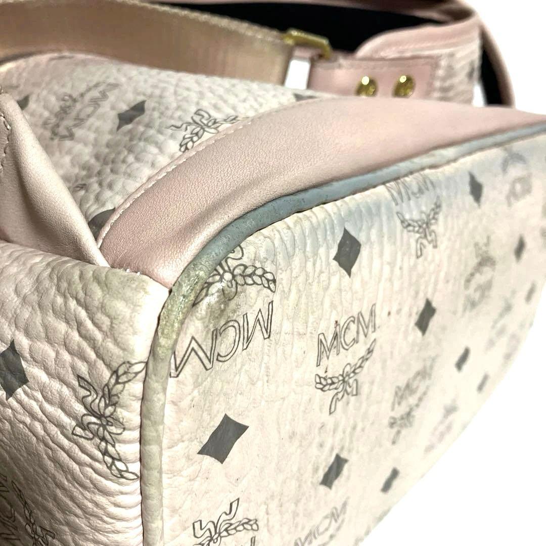 【廃盤品】MCM ヴィセトス パウダーピンク スタッズ リュック