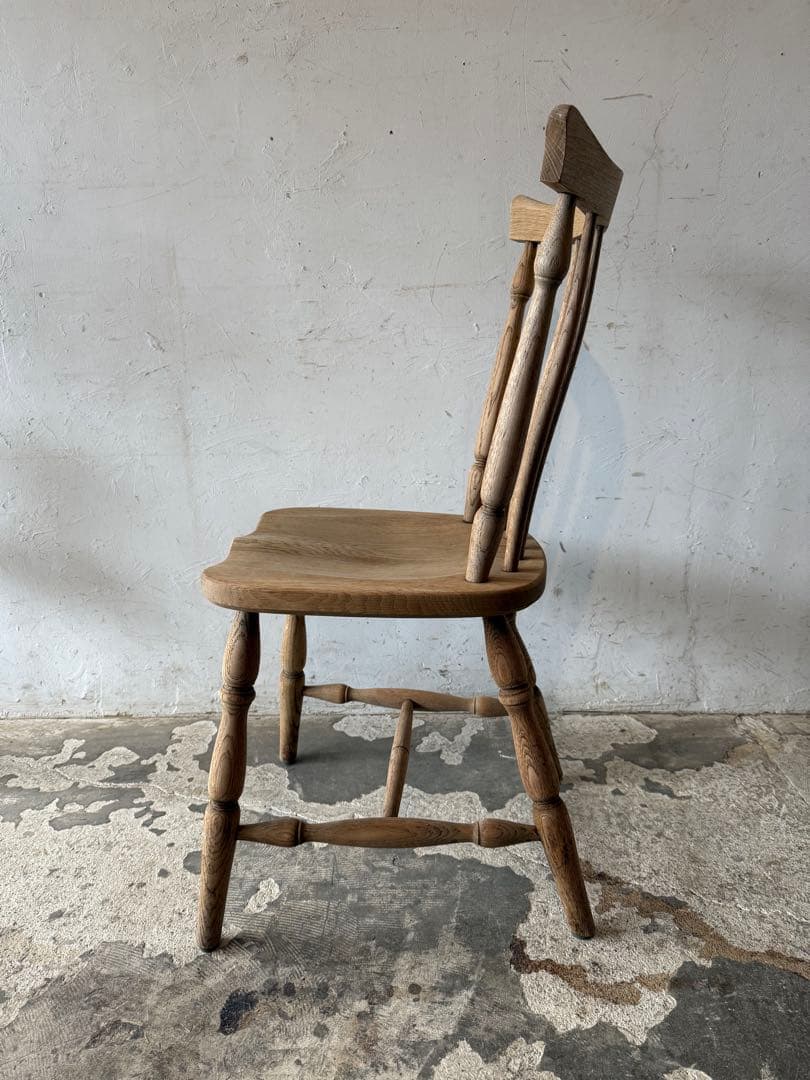 ビンテージ ダイニングチェア カフェチェア 剥離加工 no4 - メルカリ
