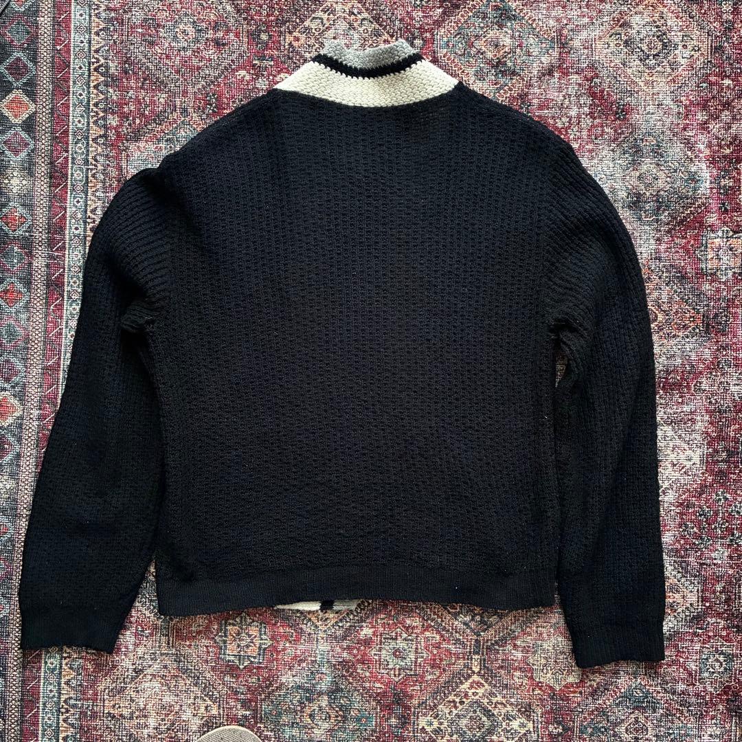 り*る様 美品 60s vintage ジップアップカーディガン ショールカラt
