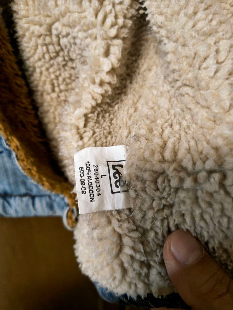 だ*ん様 70s USA製 Lee Storm Rider ボア デニムジャケッ