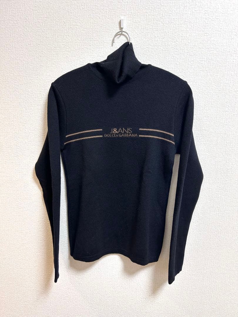 J&ANS DOLCE&GABBANA ブラックタートルネック M - メルカリ