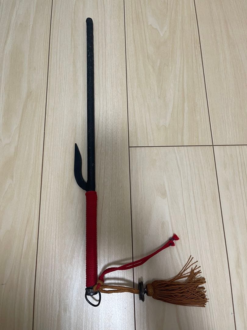 十手　古銭付き　古いもの　江戸時代？　武具　骨董古美術