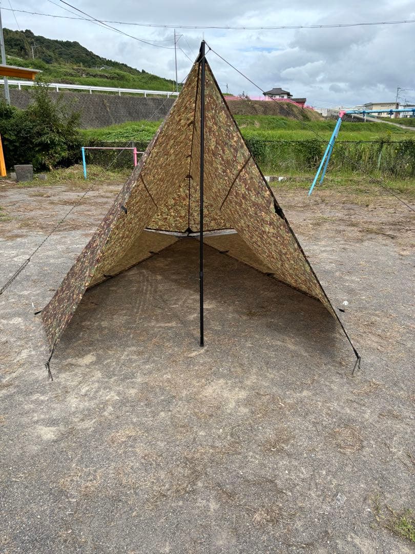 DDタープ　4×4 迷彩