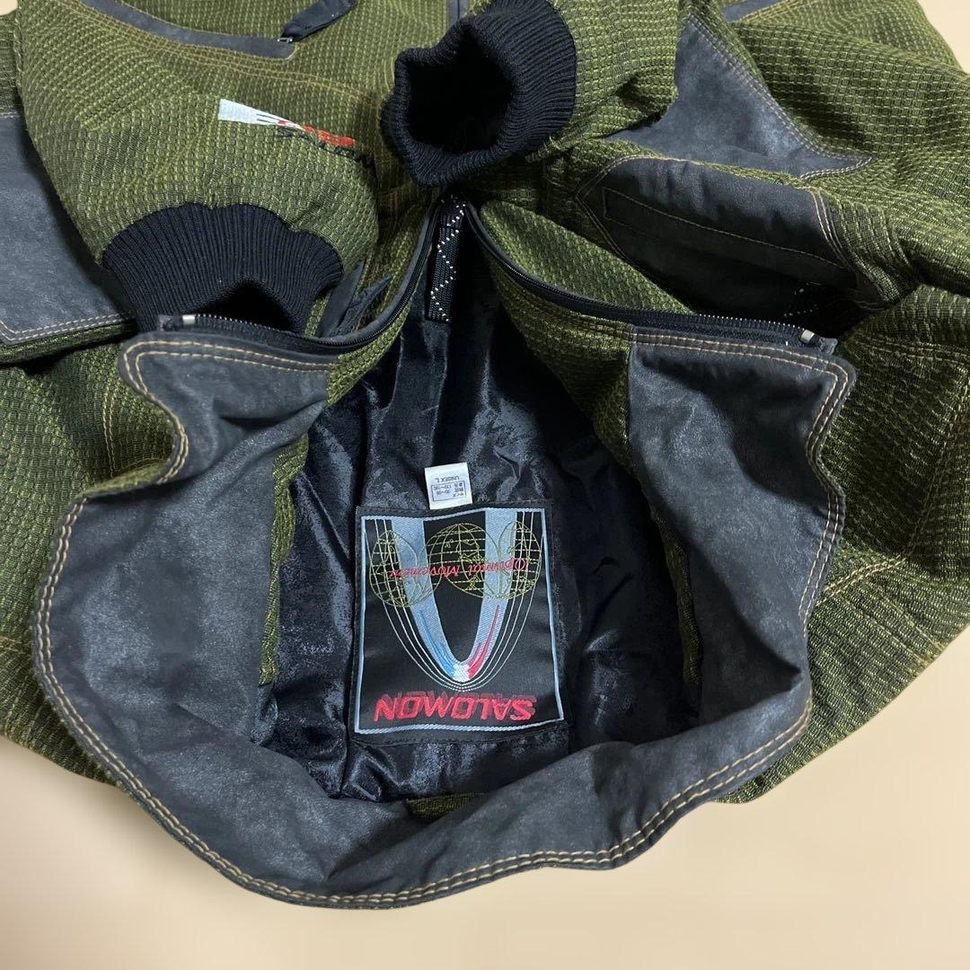 Salomon スキーウェア Lサイズ オリーブグリーン