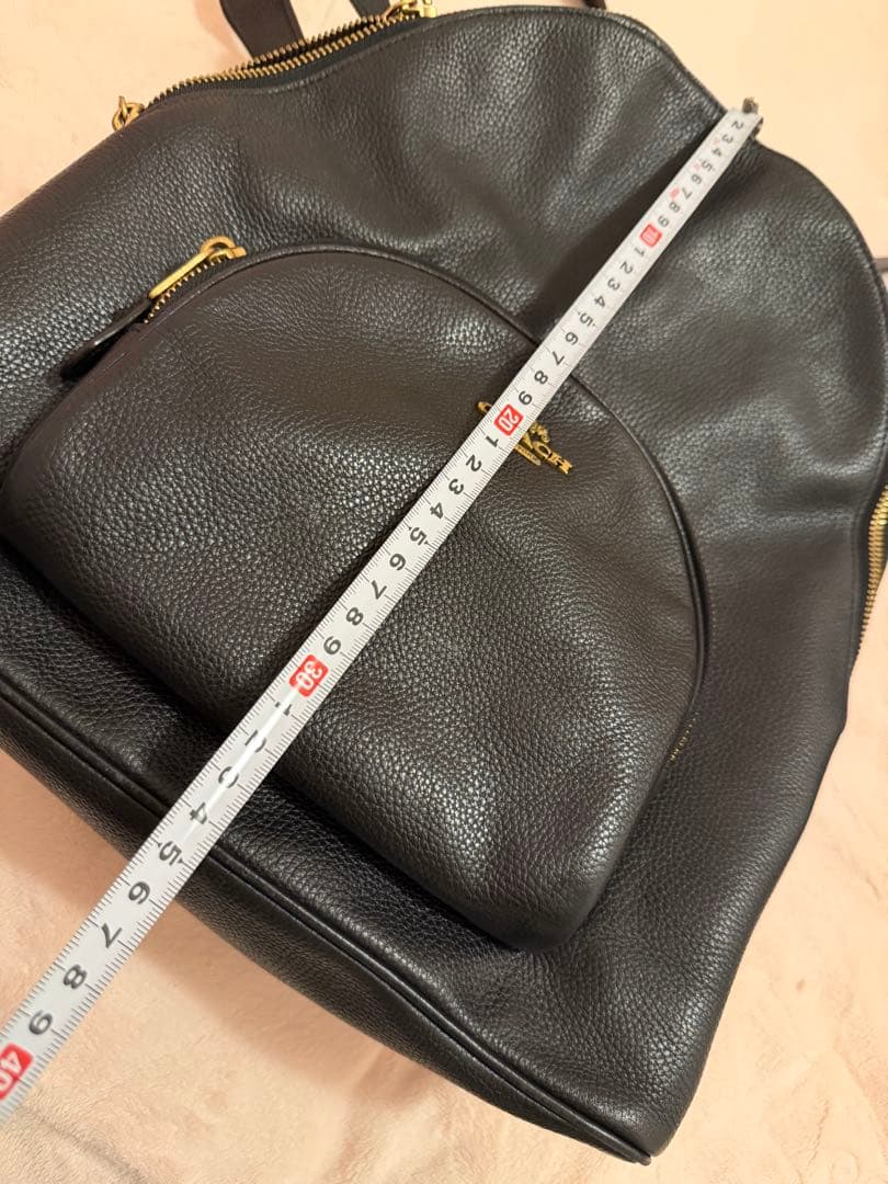 COACH 黒 レザー バックパック