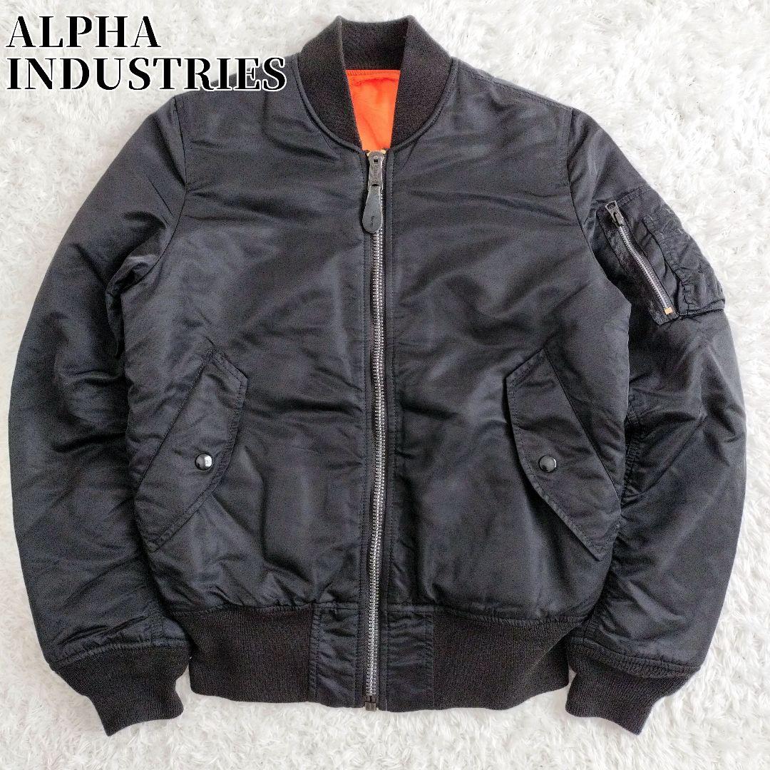ALPHA アルファインダスドリーズ MA-1 フライトジャケット　S ブラック