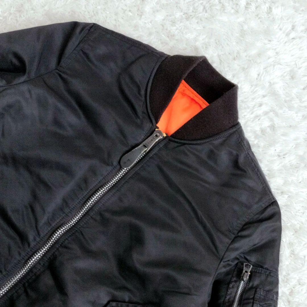 ALPHA アルファインダスドリーズ MA-1 フライトジャケット　S ブラック