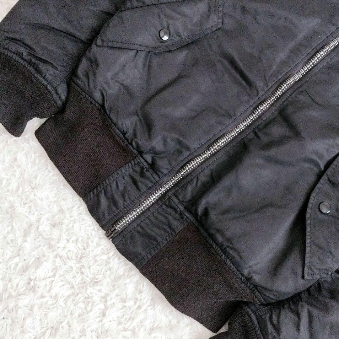 ALPHA アルファインダスドリーズ MA-1 フライトジャケット　S ブラック