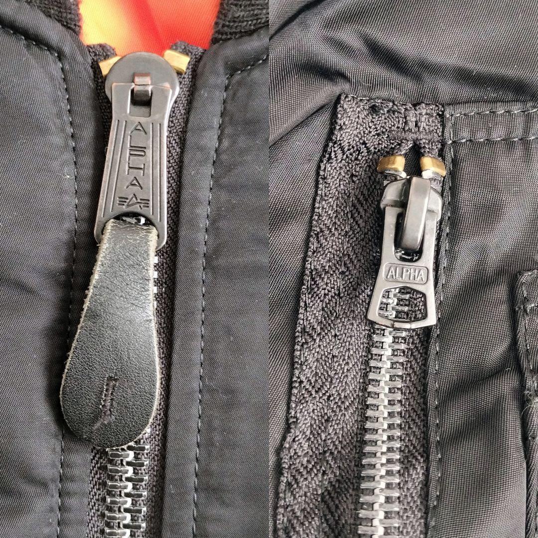 ALPHA アルファインダスドリーズ MA-1 フライトジャケット　S ブラック