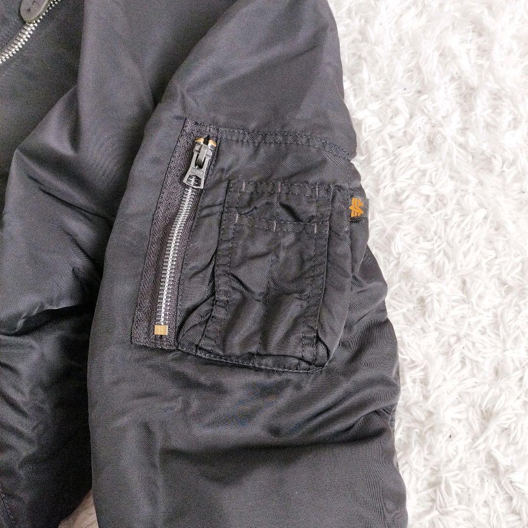 ALPHA アルファインダスドリーズ MA-1 フライトジャケット　S ブラック