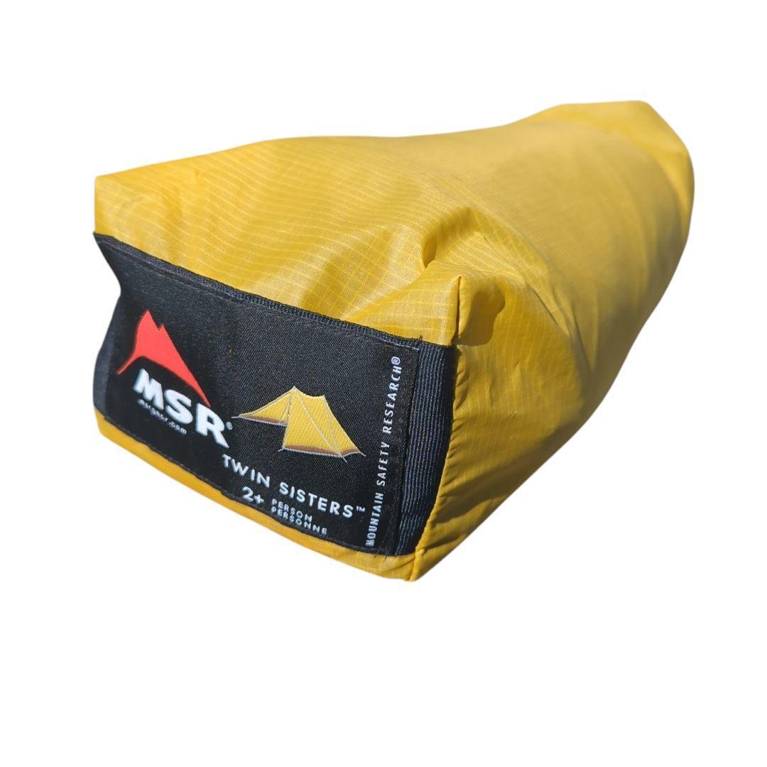 【廃盤】MSR TWIN SISTERS 専用フットプリント付 イエロー