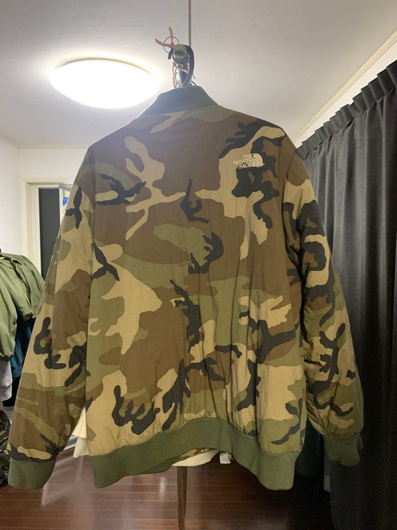 THE NORTH FACE カモフラ MA-1ジャケット XL