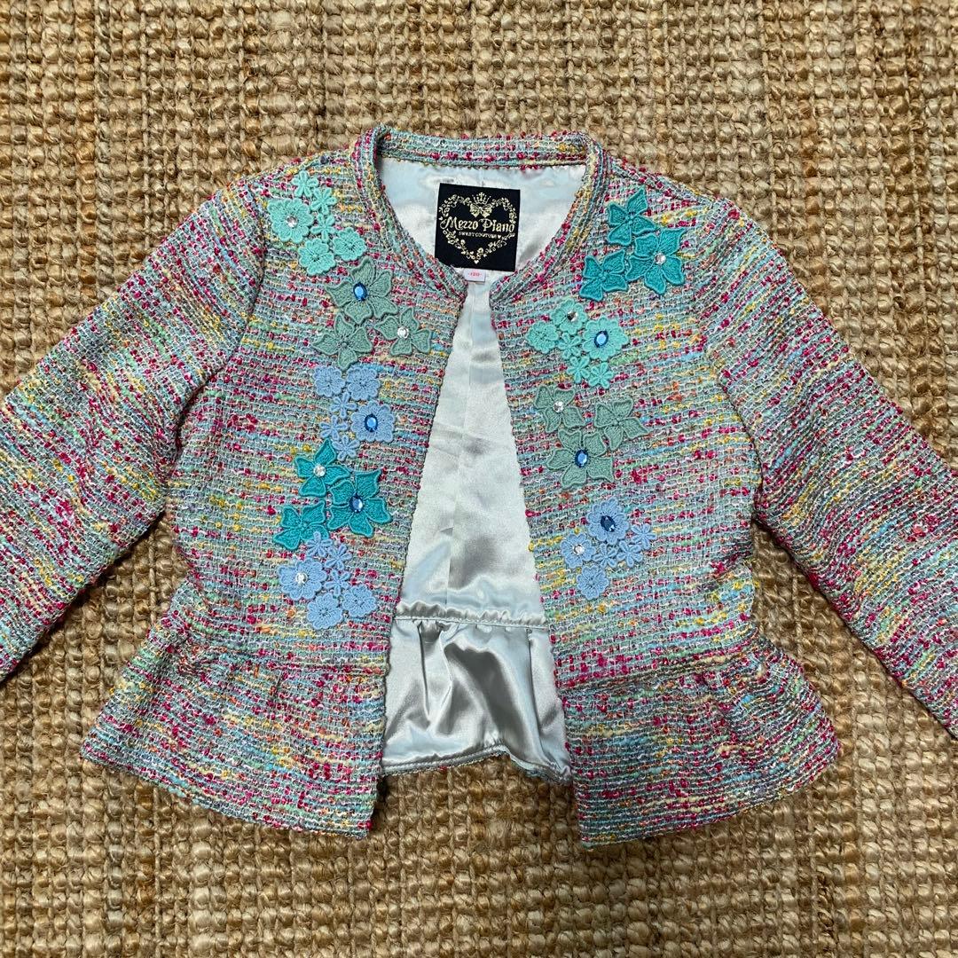 mezzo piano キッズ　セレモニーセットアップ　120