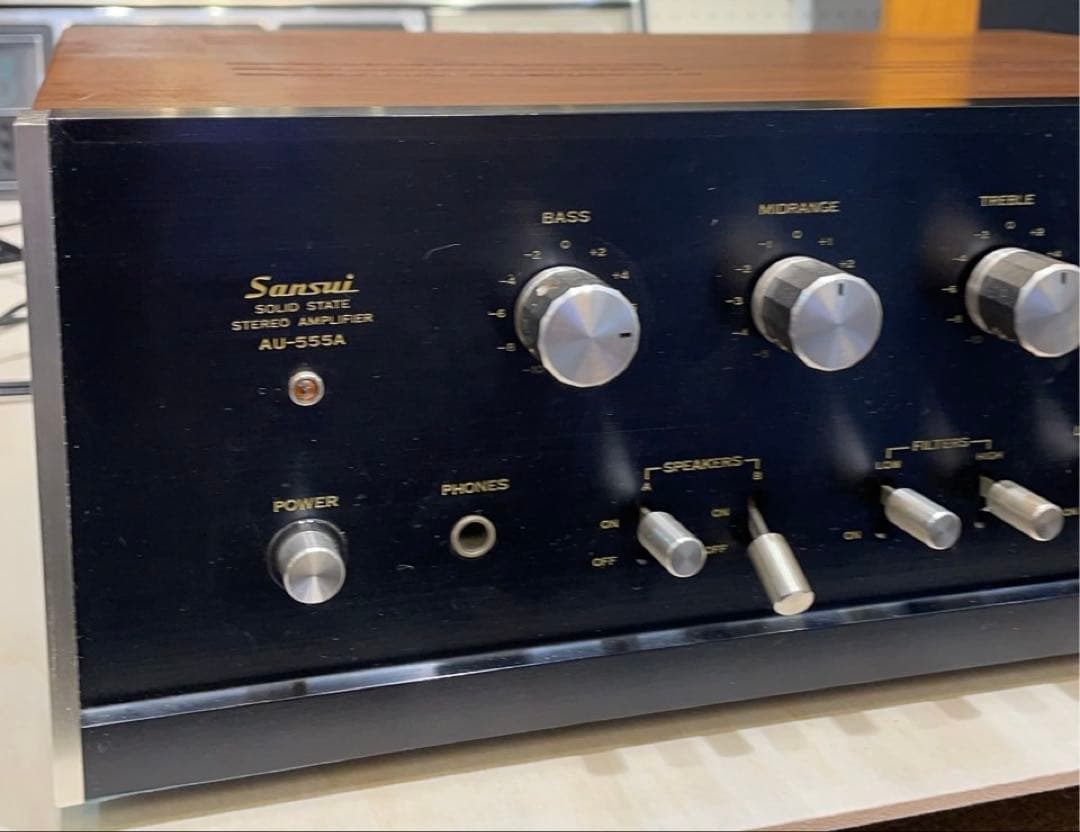 サンスイ AU-555A プリメインアンプ 動作品