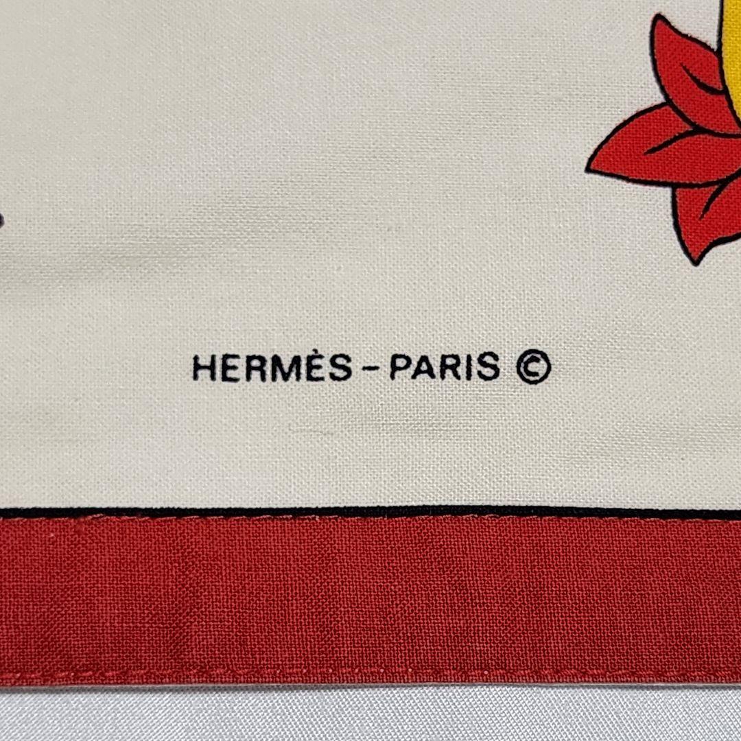 ★HERMES★ プレースマット ランチョンマット ヒョウ レオパード レッド