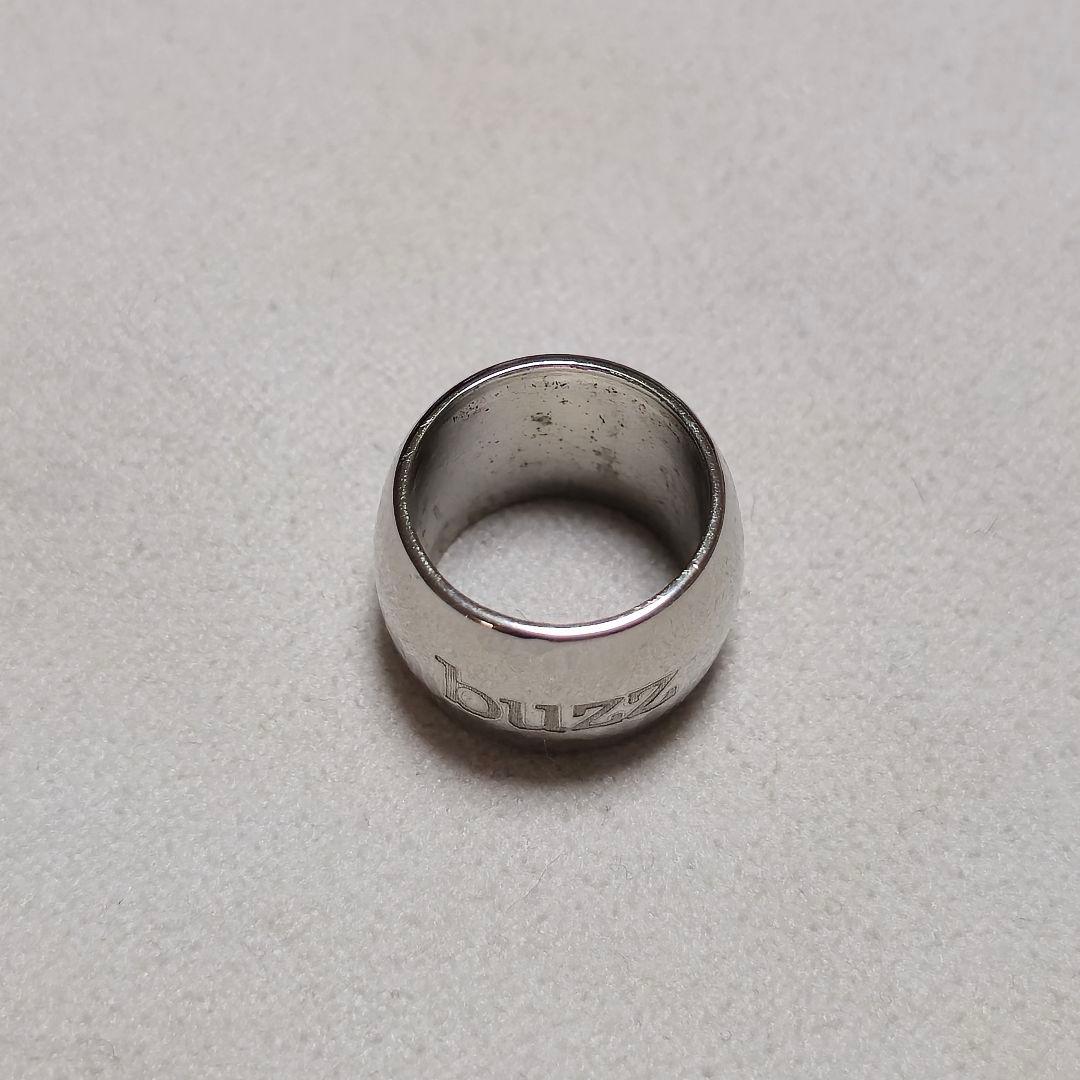 BUZZ TP ブースターリング プラチナプレート ハンドハンマー 仕上げ