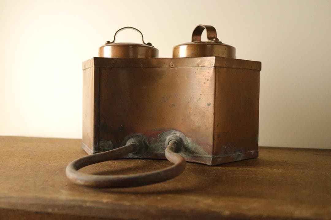 古道具 燗銅壺 熱燗器 古銅 銅製 金属工芸 古道具 火鉢 アンティーク