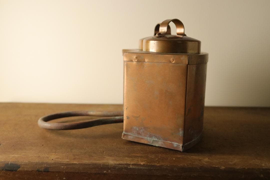 古道具 燗銅壺 熱燗器 古銅 銅製 金属工芸 古道具 火鉢 アンティーク