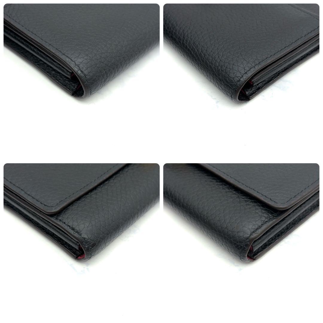 【最高級美品】ルイヴィトン トリヨン ポルトフォイユ カプシーヌ 長財布 黒