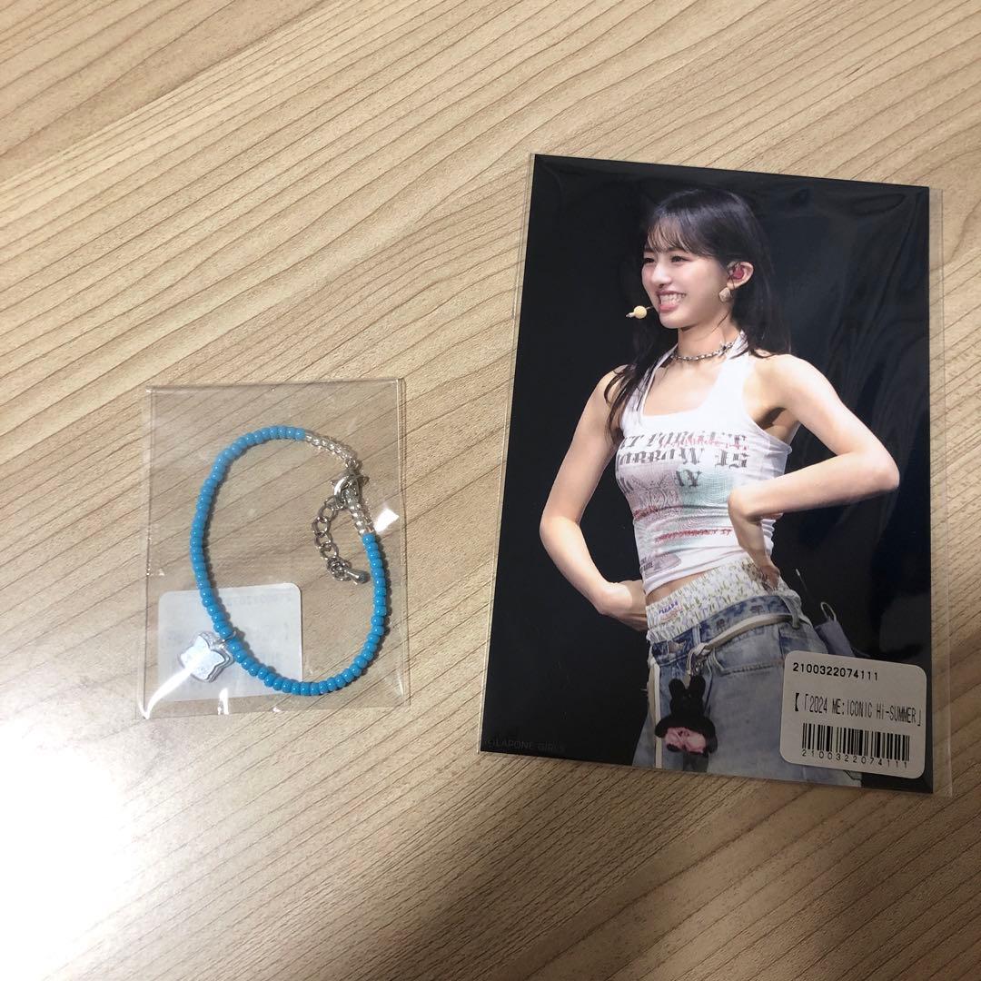 ME:I オンラインくじ ビーズブレスレット ステージフォト セット加藤心