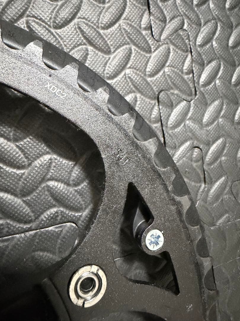 brompton クランク純正品　Pライン　54T スクエアテーパー BB付き